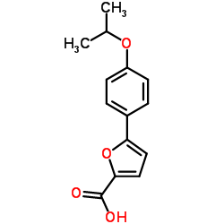 5-(4-Isopropoxyphenyl)-2-furoic acid Structure