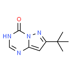 7-TERT-BUTYLPYRAZOLO[1,5-A][1,3,5]TRIAZIN-4(3H)-ONE structure