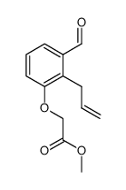 2-allyl-3-[(carbomethoxy)methoxy]benzaldehyde结构式