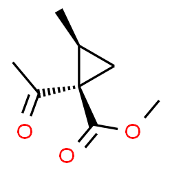 Cyclopropanecarboxylic acid, 1-acetyl-2-methyl-, methyl ester, cis- (9CI) picture