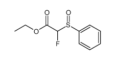 ethyl 2-fluoro-2-(phenylsulfinyl)acetate Structure