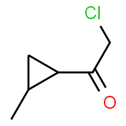 Ethanone, 2-chloro-1-(2-methylcyclopropyl)- (9CI) structure