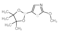 2-Methoxy-5-(4,4,5,5-tetramethyl-1,3,2-dioxaborolan-2-yl)-1,3-thiazole Structure