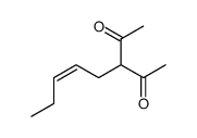 cis-3-Acetyl-5-octen-2-one Structure