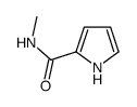 N-甲基-1H-吡咯-2-羧酰胺结构式