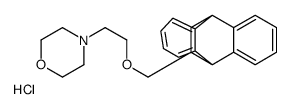 11-(2-Morpholinoethoxy)methyl-9,10-dihydro-9,10-ethanoanthracene hydrochloride Structure