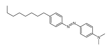 N,N-dimethyl-4-[(4-octylphenyl)diazenyl]aniline Structure