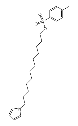 12-(pyrrol-1-yl)dodecyl-p-toluenesulphonate Structure