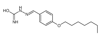 [(4-heptoxyphenyl)methylideneamino]urea结构式