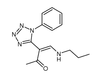 5-(1-Acetyl-2-propylamino-vinyl)-1H-tetrazol (Z-Form) Structure