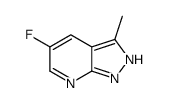 5-fluoro-3-methyl-1H-pyrazolo[3,4-b]pyridine结构式