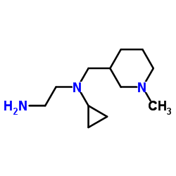 N-Cyclopropyl-N-[(1-methyl-3-piperidinyl)methyl]-1,2-ethanediamine结构式