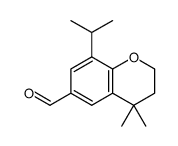 4,4-dimethyl-8-(propan-2-yl)-3,4-dihydro-2H-chromene-6-carbaldehyde Structure