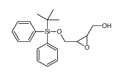 [3-[[tert-butyl(diphenyl)silyl]oxymethyl]oxiran-2-yl]methanol结构式