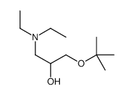 1-(diethylamino)-3-[(2-methylpropan-2-yl)oxy]propan-2-ol Structure