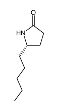 (5S)-5-pentylpyrrolidin-2-on结构式