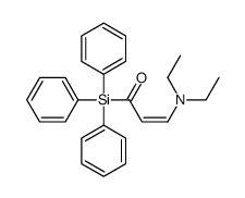 3-(diethylamino)-1-triphenylsilylprop-2-en-1-one Structure