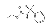 (R)-(1-phenylethyl)-carbamic acid ethyl ester结构式