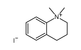1,1-dimethyl-1,2,3,4-tetrahydroquinolinium iodide Structure