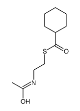 S-(2-acetamidoethyl) cyclohexanecarbothioate Structure