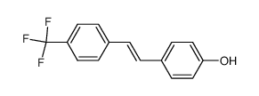4-Trifluormethyl-4'-hydroxy-stilben Structure