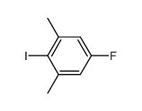 1-iodo-2,6-dimethyl-4-fluorobenzene structure