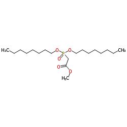 Methyl [bis(octyloxy)phosphoryl]acetate结构式