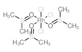 methylsulfinylmethane,trichlororhodium结构式