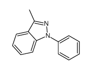 3-methyl-1-phenylindazole结构式
