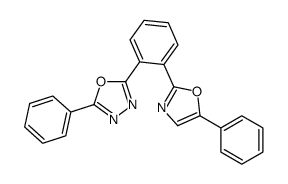 2-phenyl-5-[2-(5-phenyl-1,3-oxazol-2-yl)phenyl]-1,3,4-oxadiazole结构式