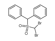 (((dibromomethyl)sulfonyl)methylene)dibenzene结构式