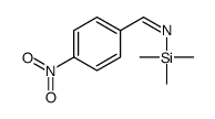 1-(4-nitrophenyl)-N-trimethylsilylmethanimine Structure
