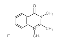 Quinazolinium,1,2,3-trimethyl-4-oxo-, iodide (1:1) picture