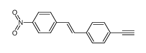 4-( p-nitrostyryl)phenylacetylene结构式