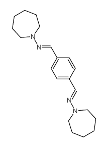 1H-Azepine,1,1'-[p-phenylenebis(methylidynenitrilo)]bis[hexahydro- (8CI) structure
