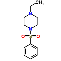 1-Benzenesulfonyl-4-ethyl-piperazine structure