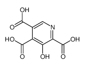 2,4,5-Pyridinetricarboxylic acid,3-hydroxy-结构式