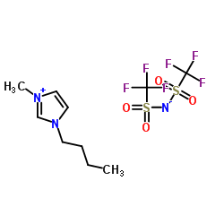 1-Butyl-3-Methylimidazolium Bis(Trifluoromesulfonyl)imide Structure