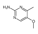 5-甲氧基-4-甲基-2-嘧啶胺结构式
