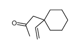 1-(1-vinylcyclohexyl)propan-2-one结构式