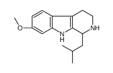 1-isobutyl-7-Methoxy-2,3,4,9-tetrahydro-1H-pyrido[3,4-b]indole结构式