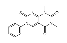 1,3-dimethyl-6-phenyl-7-thioxo-6,7-dihydro-1H-pyrimido[4,5-d]pyrimidine-2,4-dione Structure