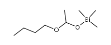 acetaldehyde butyl trimethylsilyl acetal Structure