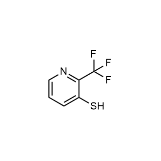 2-(三氟甲基)吡啶-3-硫醇结构式