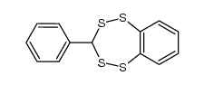 3-phenyl-1,2,4,5-benzotetrathiepin Structure