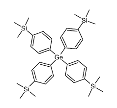 tetrakis-(4-trimethylsilanyl-phenyl)-germane结构式