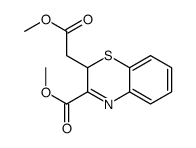 methyl 2-(2-methoxy-2-oxoethyl)-2H-1,4-benzothiazine-3-carboxylate结构式