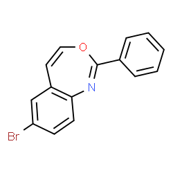 7-Bromo-2-phenyl-3,1-benzoxazepine结构式