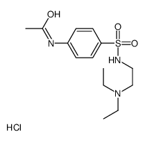 2-[(4-acetamidophenyl)sulfonylamino]ethyl-diethylazanium,chloride结构式