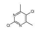 2,5-dichloro-4,6-dimethylpyrimidine structure